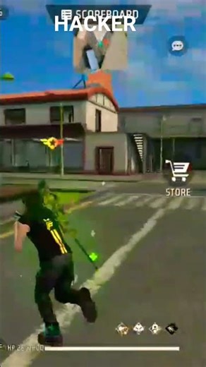 🤔HACKER in training rounds #freefire #gaming