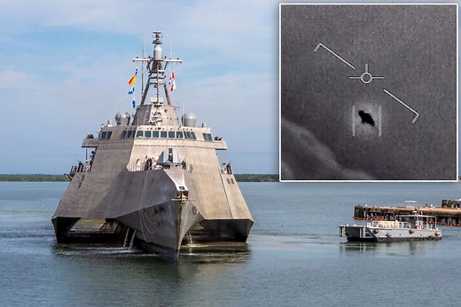 Swarm of UFOs above USS Omaha in 2019