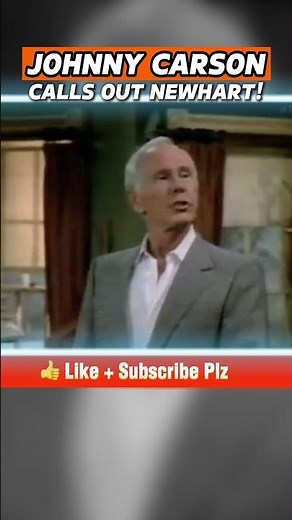 Johnny Carson Calls Bob Newhart Cheap! 😂 #Shorts #Newhart #johnnycarson