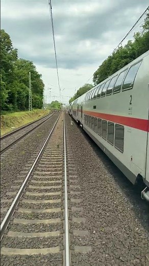 Double-Decker InterCity Near Hanover 🚆 | Dortmund–Dresden Service Passing By