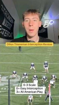 Dillon Thieneman Interception Review #football #nfldraft #interception #oregon