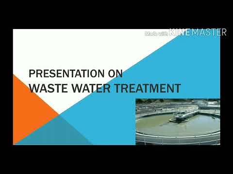 Waste Water Treatment| Their process|ppt
