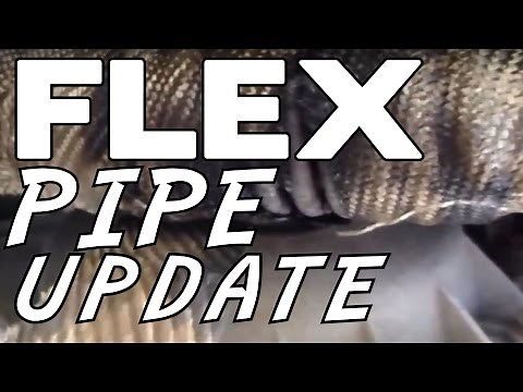 Noisy muffler ? How to fix it yourself, Flex pipe repair update DIY #65