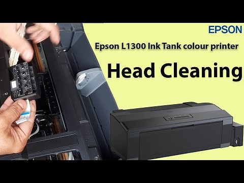 how to solve Epson L1300 bad print quality | Epson L1300 Ink Tank color printer Head Cleaning