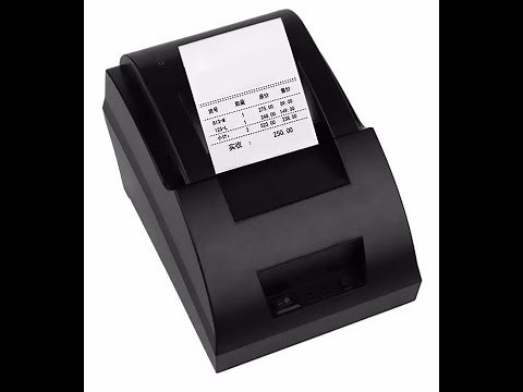 Como instalar Impressora Térmica POS 58, 58C, 80, 80 c ,90 , 76 , 76C .Via USB. atualizado 2018