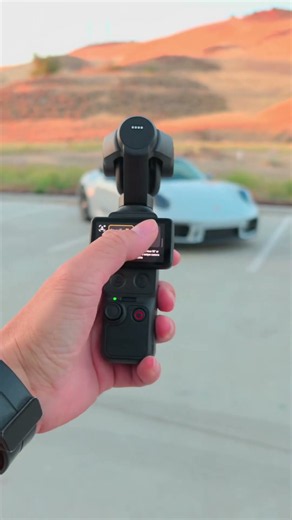 Can your camera do THIS?! 😱 DJI Osmo Pocket 4 Pro vs. Porsche