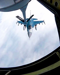46K views · 1.5K reactions | Unique F-16 pilot interview during aerial refuel | Frontline Diary | Facebook