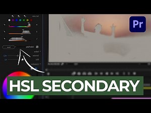 How To Use HSL-Secondary in Premiere Pro | Filmmaking Basics 🎬 | 100 SEC TUTORIAL