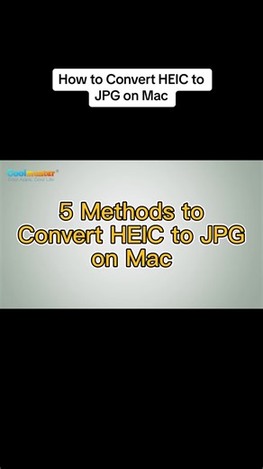 How to convert HEIC to JPG on Mac #howto #convertheic #heictojpg #mac #Coolmuster