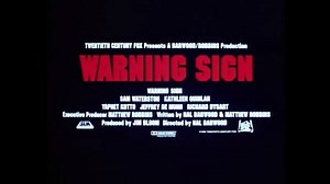 5.4K views · 166 reactions | The 1985 science-gone-wrong thriller WARNING SIGN is out on Blu-ray for the first time this month! Stars Sam Waterston, Kathleen Quinlan and Yaphet Kotto. Written by Hal Barwood and Matthew Robbins (the team behind Dragonslayer) and featuring the cinematography of Dean Cundey (Halloween). Order now @ https://www.shoutfactory.com/product/warning-sign?product_id=7010 | Scream Factory | Facebook