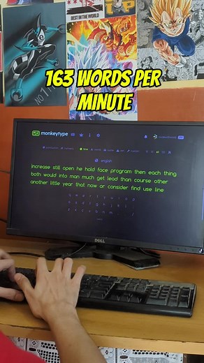 Mastering Typing Speed: 163 Words per Minute Challenge