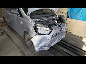 整備士が直してみた 事故修理【鈑金塗装】【プレオプラス】