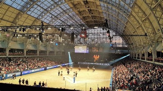 Competition and entertainment and the Olympia Horse Show (Includes first-hand account)