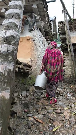 real village life in mountain Nepal peaceful and Relaxing Life Complecated the