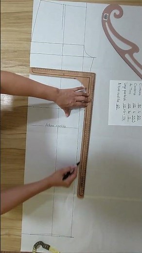 Men's pants pattern! Simple technique explained in detail #customsewing #sewing