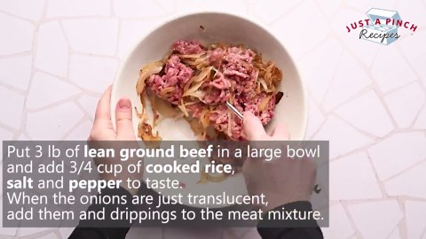 Golabki (real Polish stuffed cabbage)