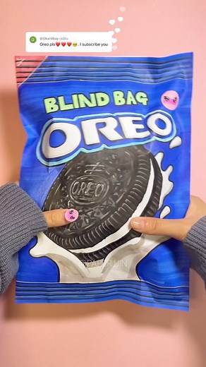페퍼찐 PAPER JJIN on Instagram: "Oreo blind bag 오레오 블라인드백 #oreo #blindbag #papercraft #diy #오레오 #종이놀이 #블라인드백"