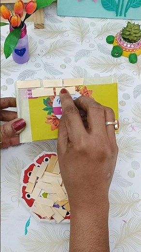 DIY Brick-Style Planter Using Waste Materials #diy #youtubeshorts