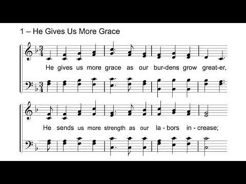He Gives Us More Grace