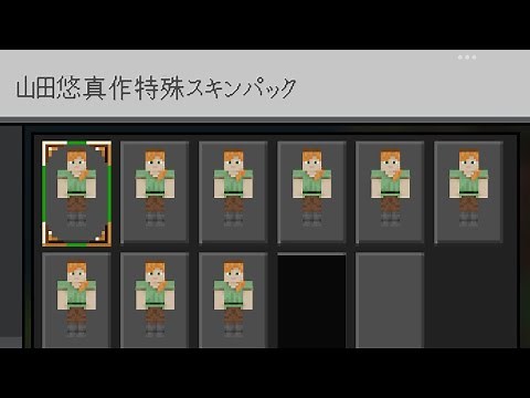 【透明/防具/NoSwingなど】自作アニメーションスキンを配布します！【MobileとPC対応】【v1.20.15 統合版】