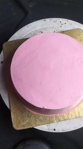 first time making fondant cake. please tell me about my mistakes. #cakedecorating #tiktok #shorts