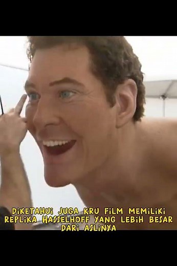 Begini Aksi Hasselhoff dalam pembuatan film The Spongebob Squarepants Movie.