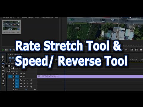 6.Rate Stretch tool & Speed Revesre tool in premiere pro Full Guide (Hindi)