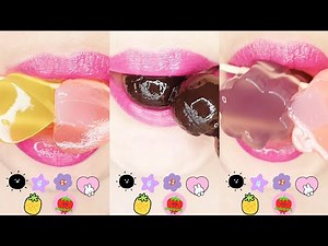 ASMR Big Boba Jelly Eating Sounds #mukbang