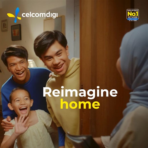 359K views · 7.7K reactions | Reimagine a home where it's fully connected to make life easier whether you're at home or away. Enjoy ultra fast & unlimited CelcomDigi fibre, 1Gbps in every room or instant 5G home WiFi, and exclusive deals of home solutions, with Malaysia's Fastest & Widest Network. Switch to the best CelcomDigi fibre experience here: https://cd.link/reimaginehome CelcomDigi. Creating a world inspired by you #AWorldInspiredByYou #CelcomDigi | CelcomDigi | Facebook