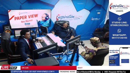 Live on your no.1 family radio | Inspiration FM 92.3