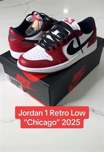 Jordan 1 Retro Low OG “Chicago” 2025 #fypシ゚viral #fyppppppppppppppppppppppp #jordanretro #sneakerhead #jordan1low