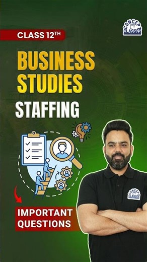 🔥 Staffing Important Questions Class 12 | BST Board 2026 🚀#Class12BST #KunalSirBST