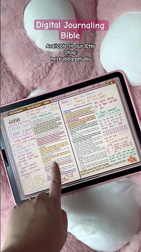Digital Journaling Bible | iPad Tablet Bible Journaling | Christian Faith Finds
