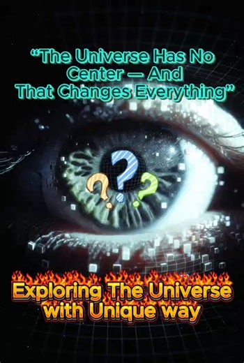 “The Universe Has No Center — And That Changes Everything”🌌🎥