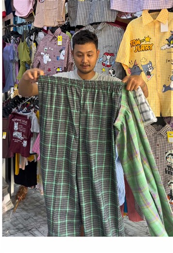 Flannel Baggy အသစ်ဝင် – ရန်ကင်းရပ် ဇောတိကလမ်း H2ThriftMen