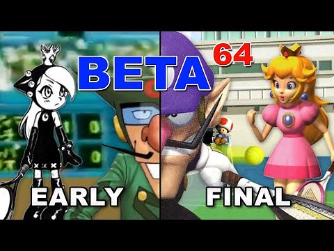 Beta64 - Mario Tennis / The Origins of Waluigi and Warupeach