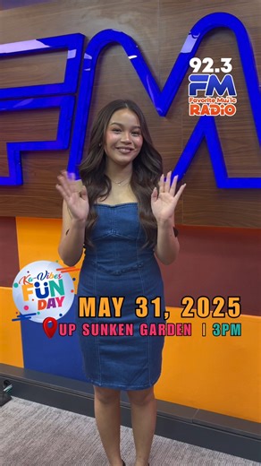 7.1K reactions · 350 shares | Mga Ka-Vibes may mahalagang mensahe sa inyo si Kolette Madelo tungkol sa paparating na Ka-Vibes Fun Day this May 31, 2025 sa UP Sunken Garden! 李 #KaVibesFunDay | 92.3 FM RADIO Manila | Facebook