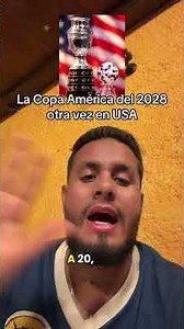 La copa América otra vez en usa