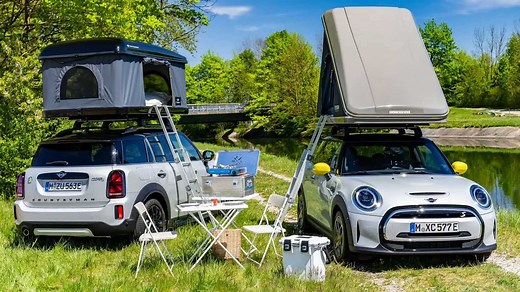 Mini Offers Rooftop Tents For Cooper SE, Countryman All4 Hybrid