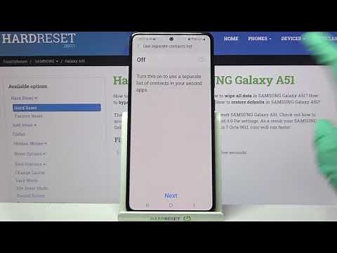 SAMSUNG Galaxy A51 – Use Clone Apps and Dual Apps Feature