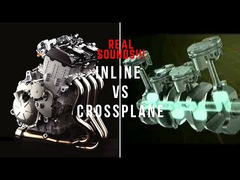 REAL SOUNDS 4 CYL INLINE ENGINE VS CROSSPLANE