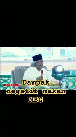 Gus MUWAFIQ on the negative impact of the Free Nutritious Meal program
