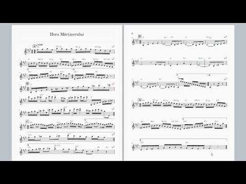 [RO] Partitura - Hora Martisorului