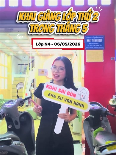 Giữ chuỗi Khai giảng liên tiếp sau lễ với Lớp N4 của Mỹ Ngọc sensei 🥳🎌 Kohi Sài Gòn vẫn còn các lớp N4 khác chờ các bạn