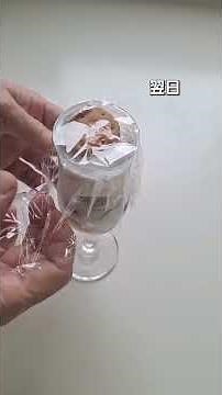 SNSで人気のデザートを作ってみた！第二弾【ヨーグルトビスケットケーキひとり分】 #簡単レシピ #ヨーグルトケーキ #レアチーズケーキ #マシュマロ #ビスケット #ブルーベリー #sns