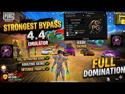 PG BYPASS & HAX 4.4 PUBG MOBILE GAMELOOP BYPASS FREE SKIN HAX PUBG MOBILE HAX
