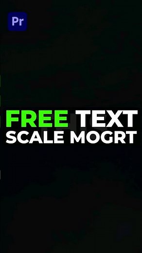 FREE Text Preset for Premiere Pro. #premierepro #shorts