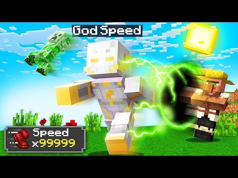 JOGANDO COMO O GODSPEED no MINECRAFT!! *o mais rápido*