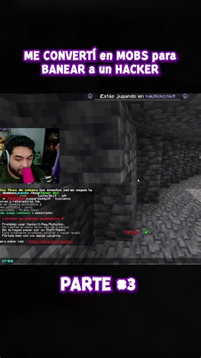 ME CONVERTÍ en MOBS para BANEAR a un HACKER | PARTE #3 | #minecraft #viral #fyp #jugador #random