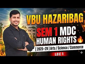 LEC 1 || MDC Human Rights Important Questions || Semester 1, 2 & 3 || BA, B.Com, B.Sc || 9771580632